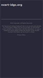 Mobile Screenshot of ncert-idgc.org
